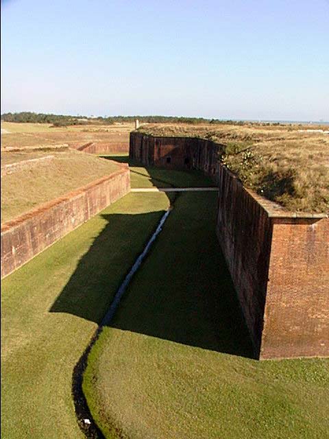 Moat of fort image