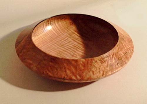Spalted Figured Maple Bowl