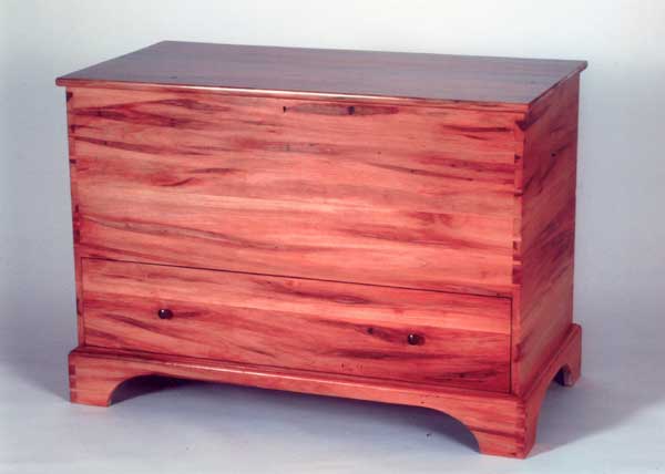 Wormy Sycamore Blanket Chest - Photo by John Lucas - Courtesy of East Tennessee Woodworker's Guild